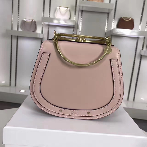 【Chloe】クロエ スーパーコピー Nileミディアムブレスレットバッグ/ベージュ 7071106